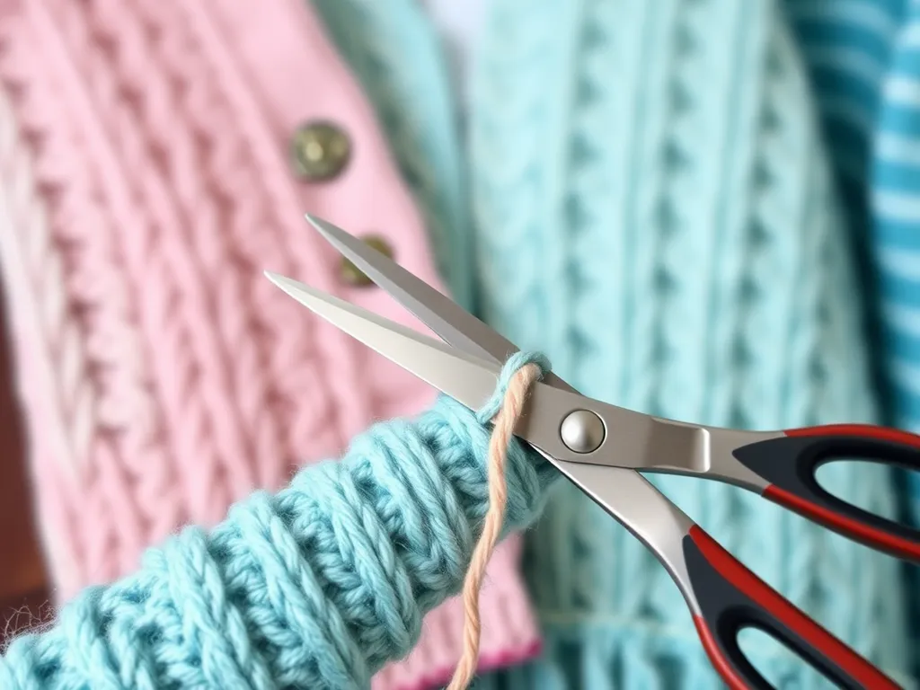 Jak skrócić sweter z dzianiny?