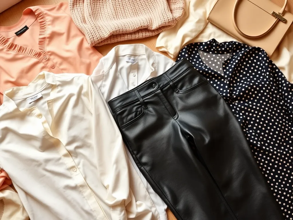 Jaka bluzka do skórzanych spodni?