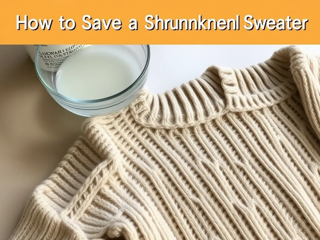 Jak uratować skurczony sweter z wełny?